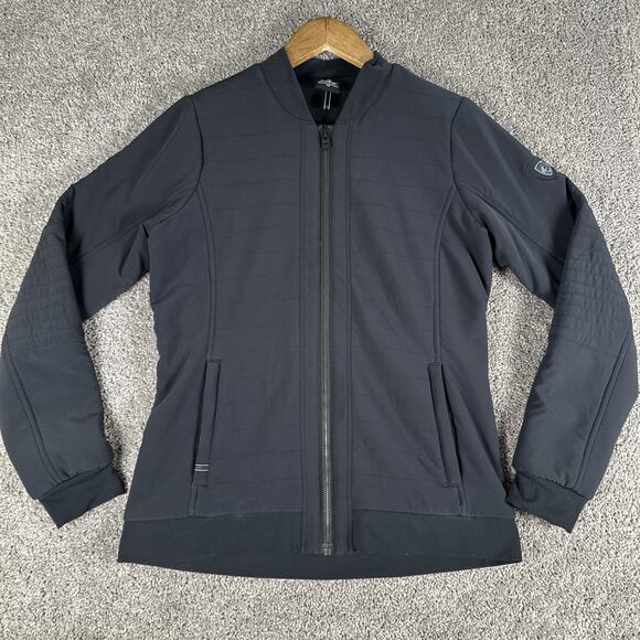 Kuhl Frost Jacket Womens XS Raven Black Full Zip Softshell Water Repel Gorpcore - Picture 1 of 16
